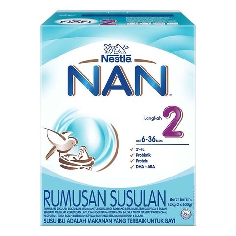 Nestle NAN Step 2 (6-36 Months) 2 x 600g