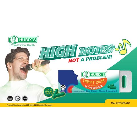 Hurix's Throat Calm Capsule 6 Pieces