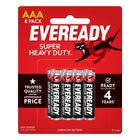 Eveready Super Heavy Duty Batteries AAA 8 Pieces