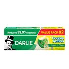 DARLIE Double Action Fresh + Clean Strong Mint Toothpaste 225gx2 (Value Pack)