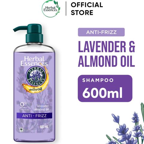 Herbal Essences Shampoo Anti-frizz Lavender & Almond Oil Hair Care 600ml