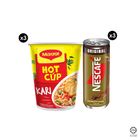[Bundle] Maggi Hot Cup Curry x3 + Nescafe Original Can x3
