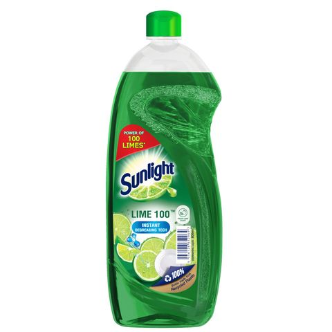 Sunlight Dishwash Liquid Lime 100 800ml