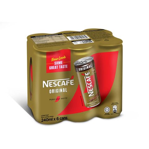 Nescafe Original Can 6x240ml