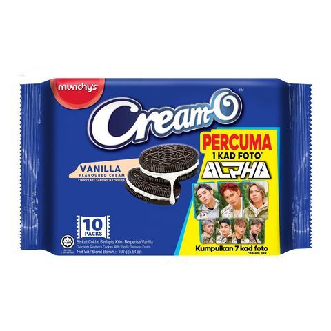 CREAM-O VANILLA MULTIPACK 160gm FREE ALPHA Photocard (Limited Edition)