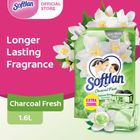 Softlan Anti Wrinkles Charcoal Cupboard Fresh Green Fabric Softener Refill 1.6L