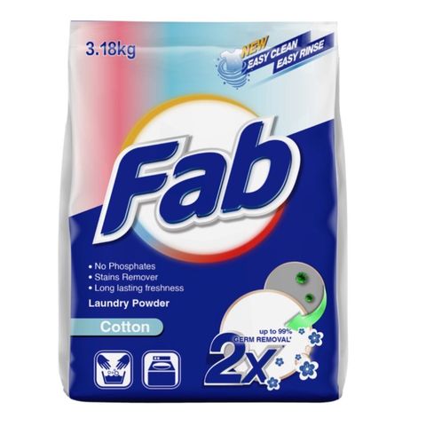 Fab Laundry Powder Cotton 3.18kg
