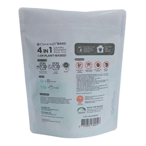 Cloversoft 4-in-1 Anti Dust Mite Basic Laundry Capsule Atlantic Coast Pods 25 Pieces
