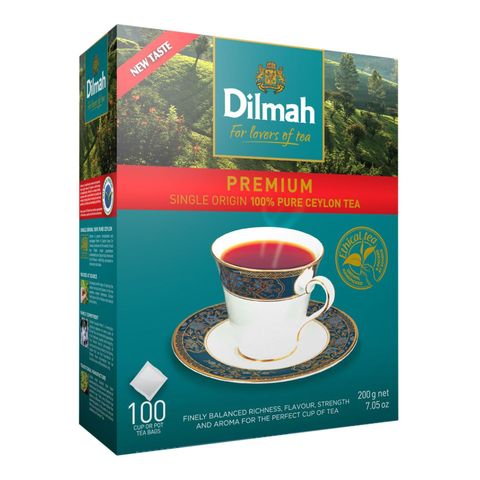Dilmah Tagless Tea Bag Premium Black Tea 100 x 2g