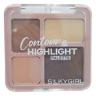 Silkygirl Contour & Highlight Palette (01) 1 Piece