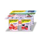 Fernleaf Strawberry & Mixed Berry Yogurt 4 x 110g