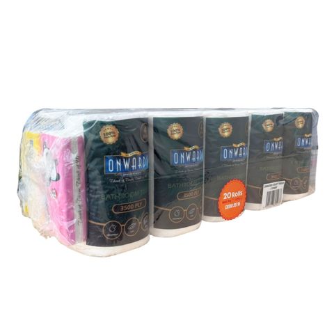 Onwards Bathroom Tissue 20 rolls (5 x 4 rolls)