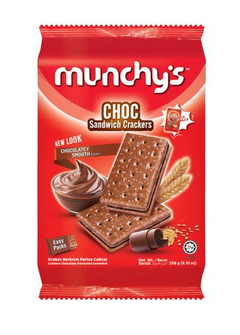 Munchy's Cracker Chocolate Sandwich 258g