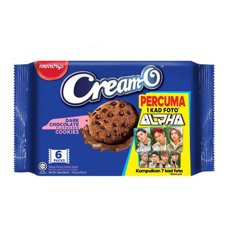 CREAM-O COOKIE DARK CHOCOLATE MP 153gX12 ALPHA Photocard (Limited Edition)