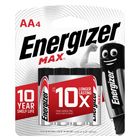 Energizer AA Max Battery 4 Pieces