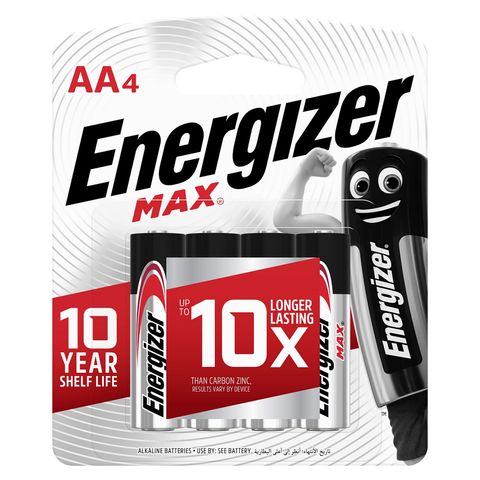 Energizer AA Max Battery 4 Pieces