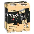 Nescafe Gold Black 4 x 240ml