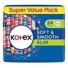 Kotex Soft & Smooth Slim Wing Sanitary Pad with 100 Leak Free Comfort (24cm) 2 x 20 Pieces | 90660