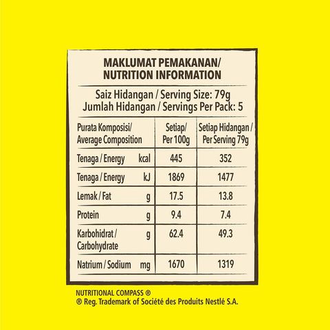 MAGGI 2-MINUTE Curry 5x79g
