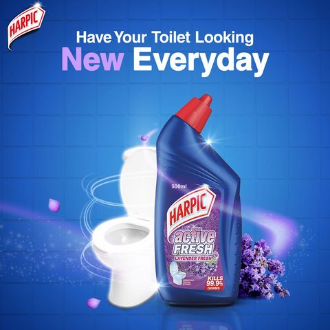 Harpic Active Fresh Lavender Fresh | 500 ml