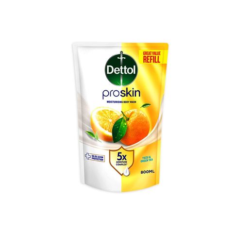 Dettol Proskin Yuzu & Green Tea Refill 800ml
