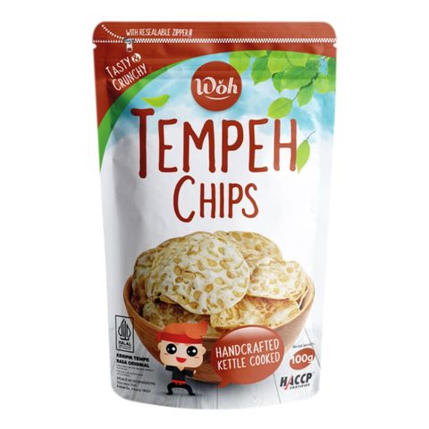 Woh Tempeh Chips Original 100g