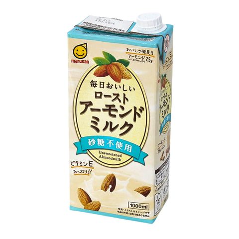Marusan Roasted Almondmilk Unsweetened 1000ml