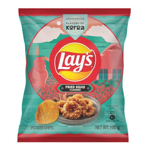 Lay’s Potato Chips Fried Squid Flavored 100g