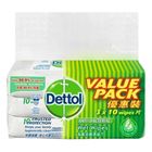 Dettol Anti-bacterial Value Pack Wet Wipes 3 x 10 Pieces