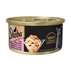 Sheba Can Tuna White Meat with Salmon Surimi in Gravy