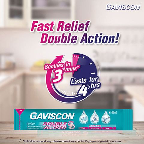 Gaviscon Double Action Liquid Sachet 10 ml | 5 Pcs