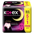 Kotex Overnight Panties (M-L) 6 Pieces