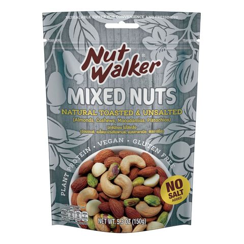 Nut Walker Mixed Nuts Natural Toasted & Unsalted 150g