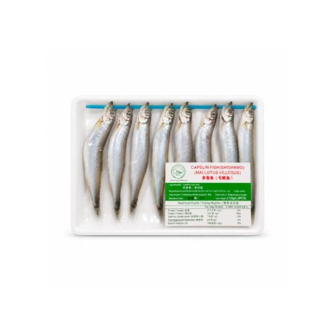 Nikudo Frozen Shishamo Pregnant Capelin Fish (8 Pieces) 120g