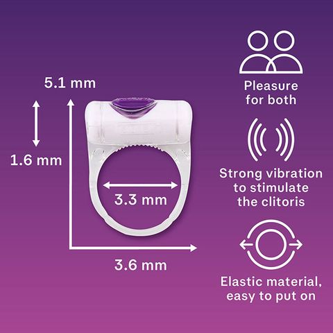 Durex Intense Play Vibrating Ring (Silent) Adult Toy 1pc