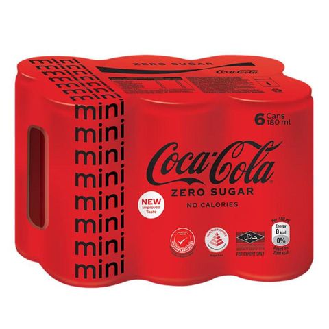 Coca-Cola Zero Sugar Mini 6 x 180ml