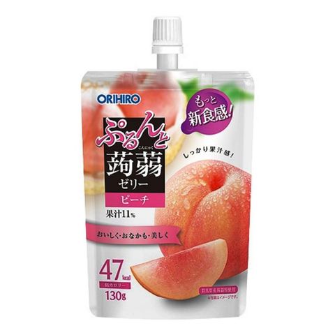Orihiro Konnyaku Jelly Standing Peach 130g