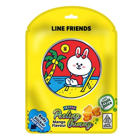 Beardy Line Friends Peeling Gummy Mango 55g