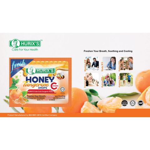 Hurix's Honey Tangerine Drops 6 Pieces