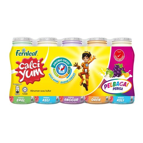 Fernleaf Calci Yum Assorted Flavor Drink 5 x 110ml
