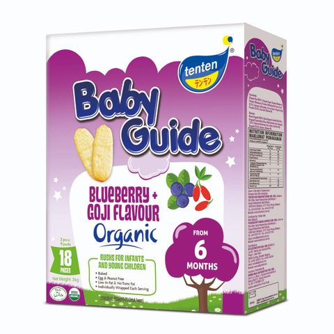 Tenten Baby Guide Organic Blueberry & Goji (6+ Months) 36g