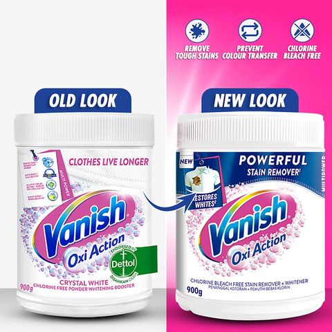 Vanish Fabric Crystal White Stain Remover Powder | 900 g