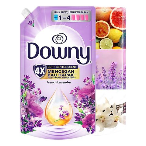 Downy French Lavender Concentrate Fabric Conditioner Refill Crown 1.35L