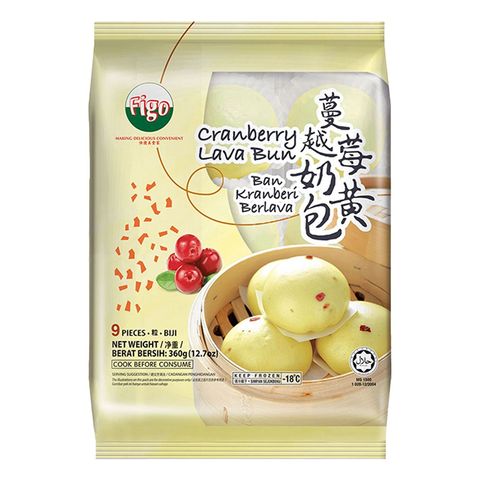 Figo Cranberry Lava Bun 360g
