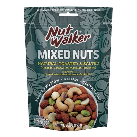 Nut Walker Mixed Nuts Natural Toasted & Salted 150g