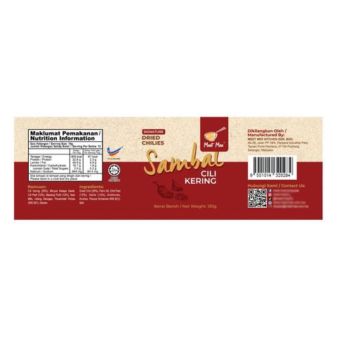 Meet Mee Sambal Cili Kering 130g