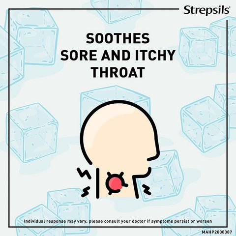 Strepsils Cooling Menthol Lozenges 6 Pieces