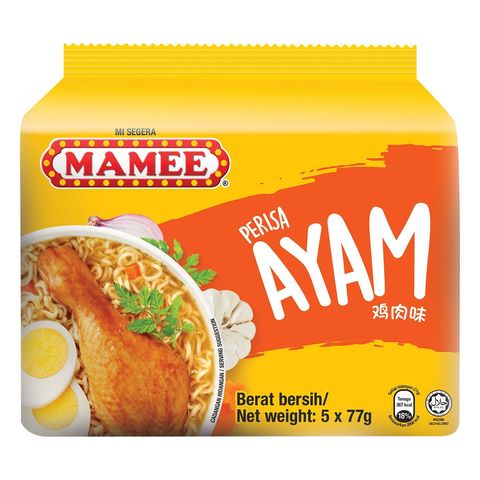 Mamee Instant Noodles Chicken | 5 x 79 g