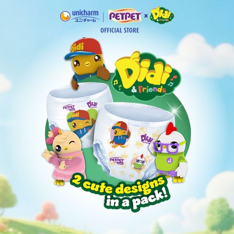 Petpet Pants Gold+ Super Jumbo Pack XXL (Didi & Friends) 32 Pieces
