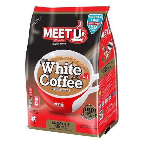 Meet U White Coffee 3 in 1 12 x 38g
